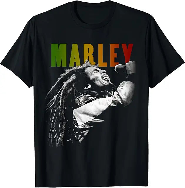 Bob Marley Rastaman Vibration Washed T- Shirt