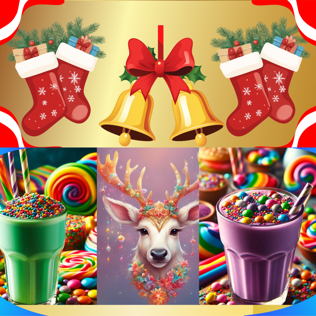 Snowflakes, Reindeer, and Christmas Dreams: For Kids: