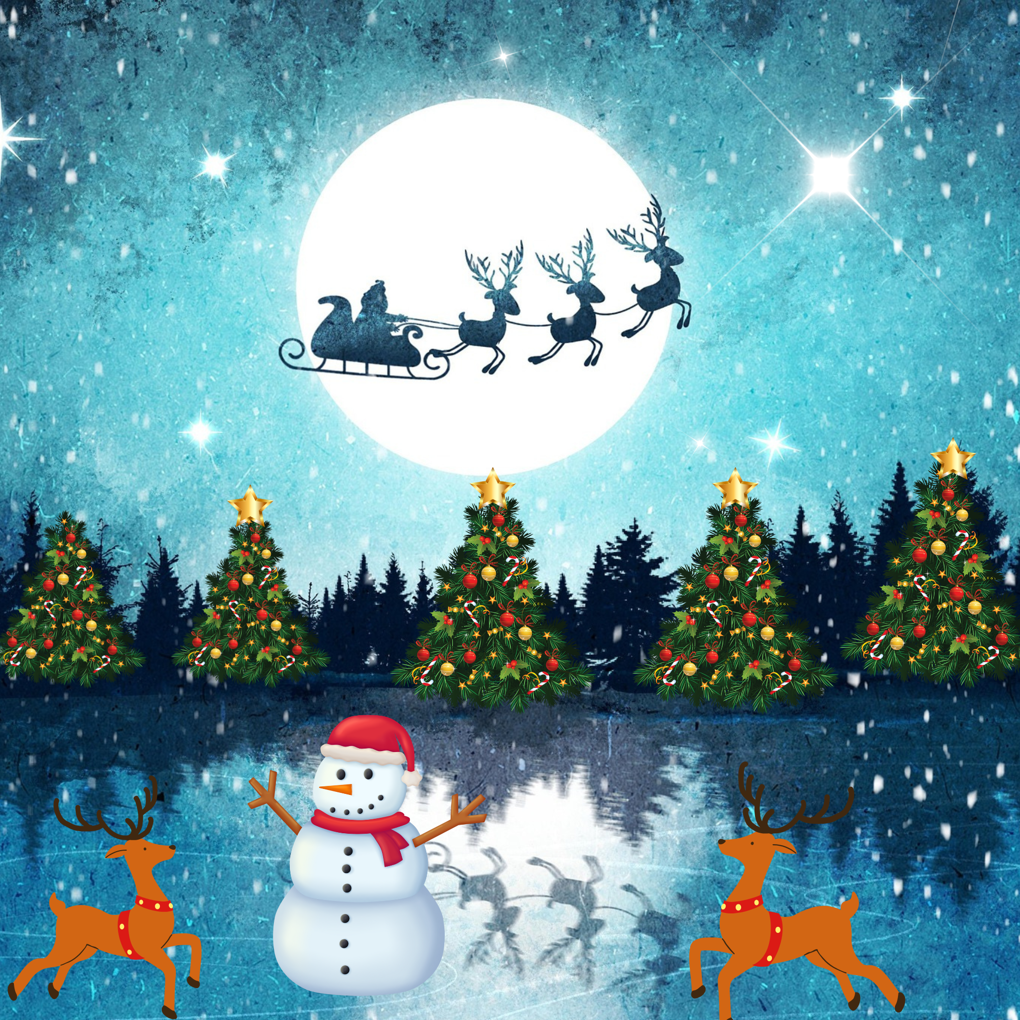 Snowflakes, Reindeer, and Christmas Dreams: For Kids: