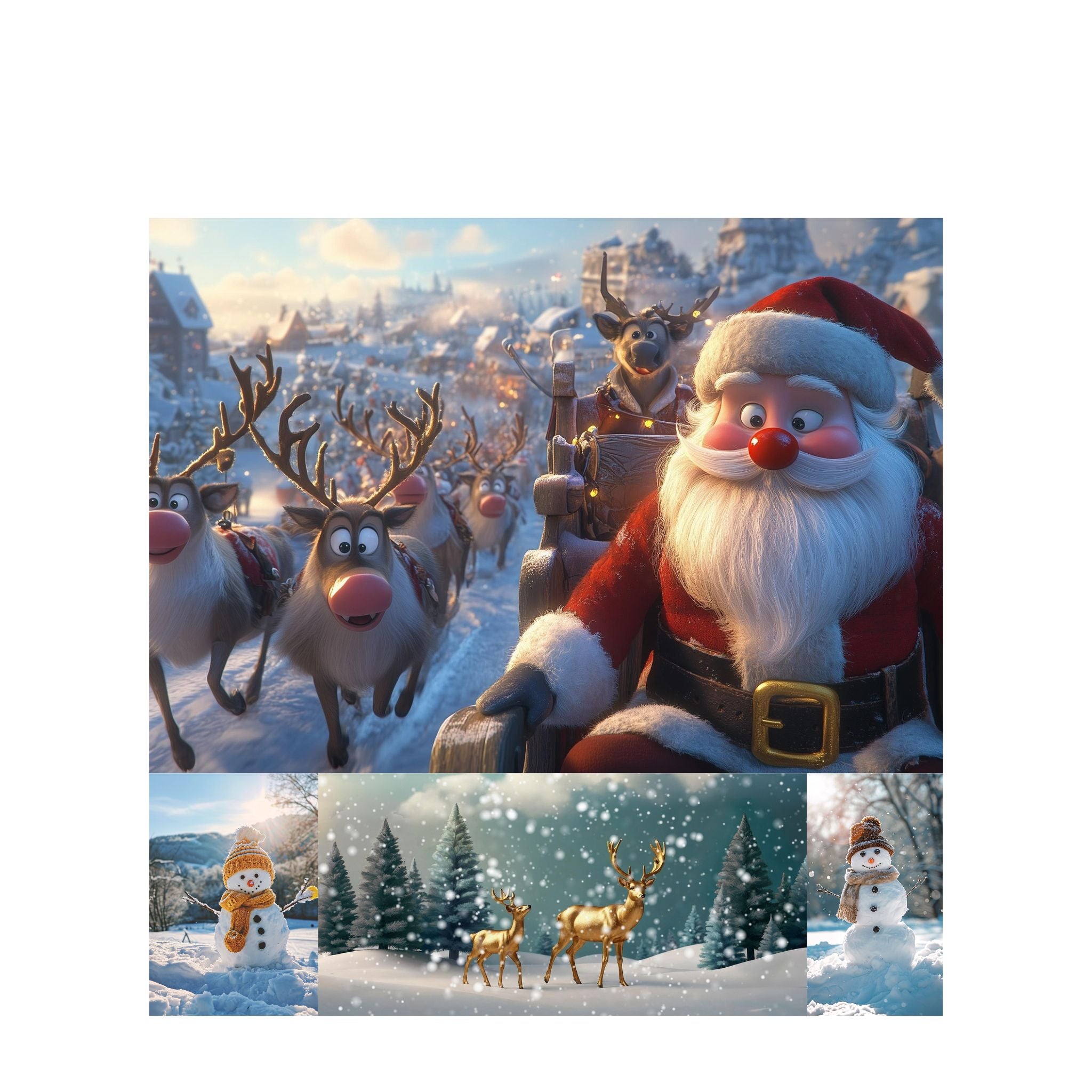 The Reindeer Who Couldn't Stop Laughing